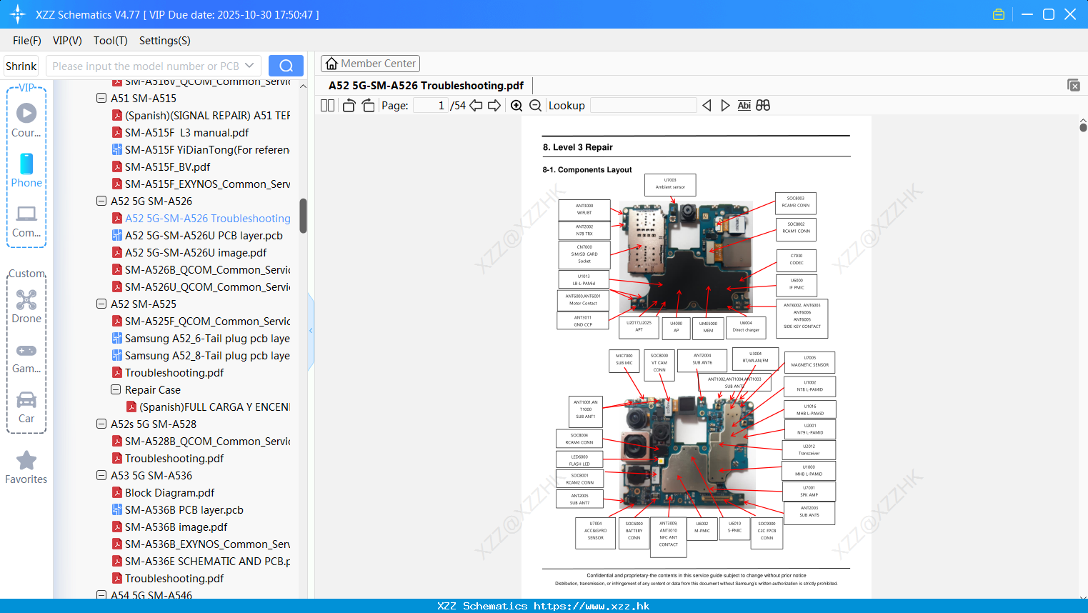 Samsung A52 5G-SM-A526 Troubleshooting